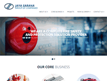 Tablet Screenshot of jayasarana.com
